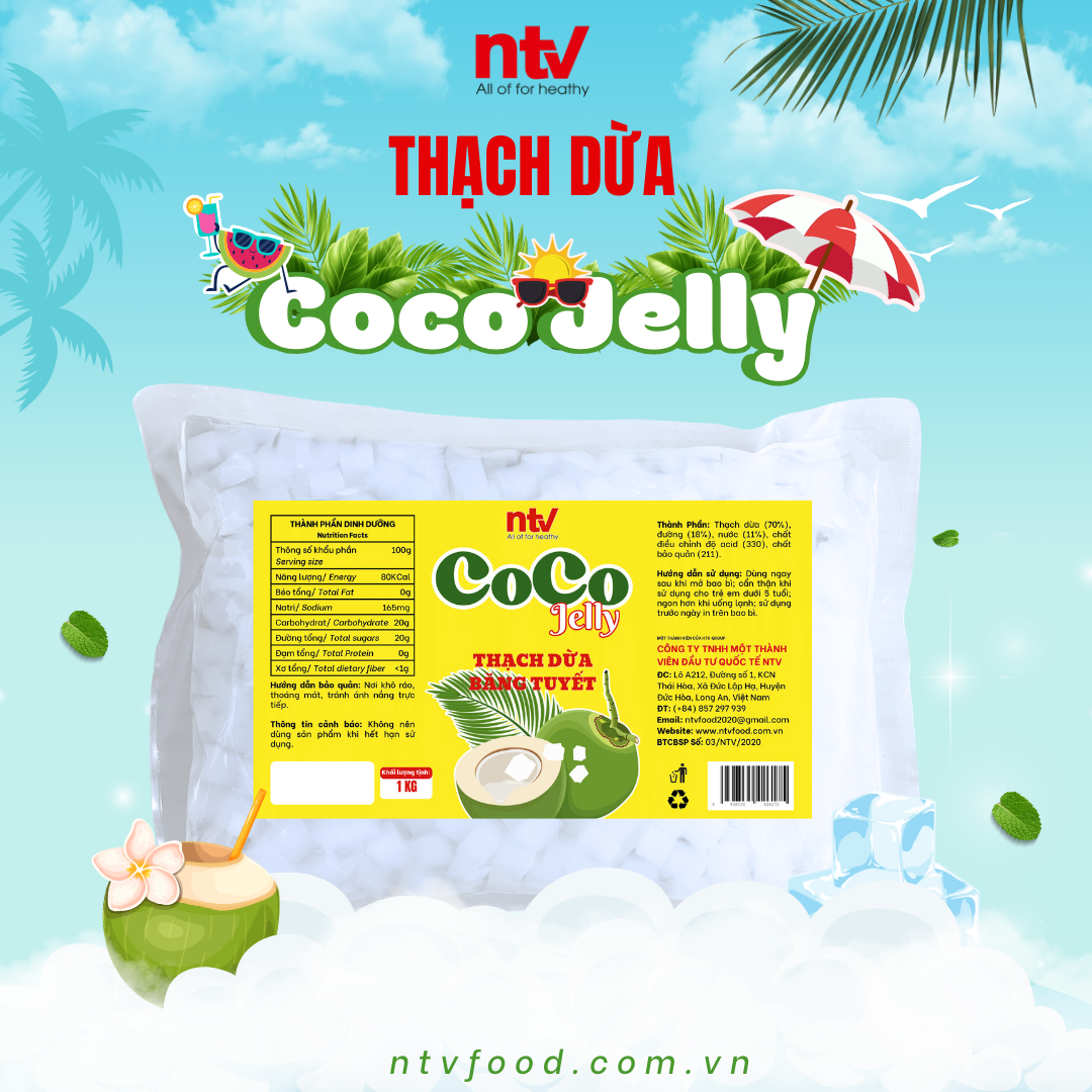 Thạch Dừa Băng Tuyết Coco Jelly
