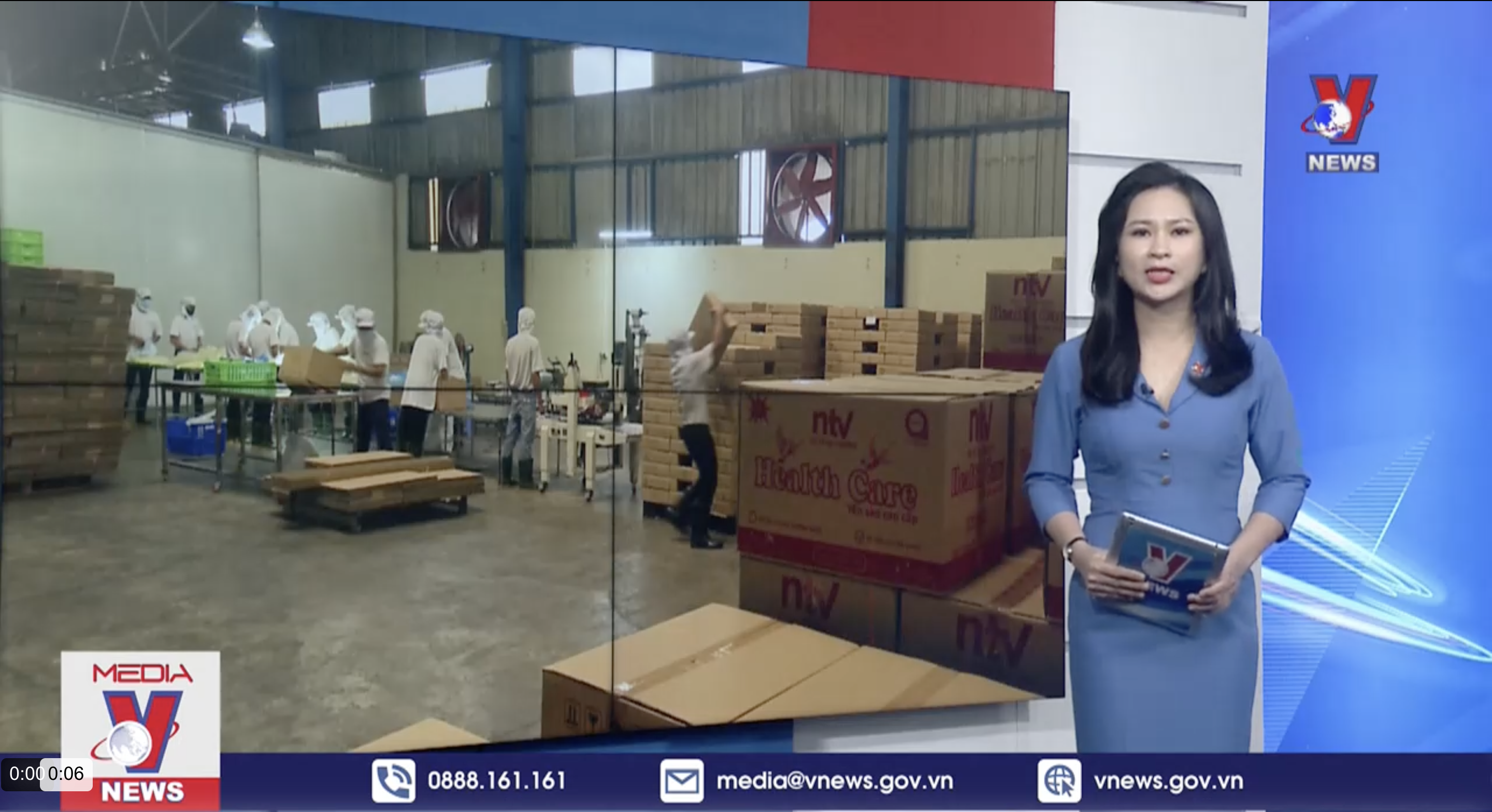 Công Ty NTV Food vinh hạnh được tham gia truyền thông tỉnh Long An mùa Tết Nguyên đán Giáp Thìn 2024 – Truyền hình Thông tấn đưa tin