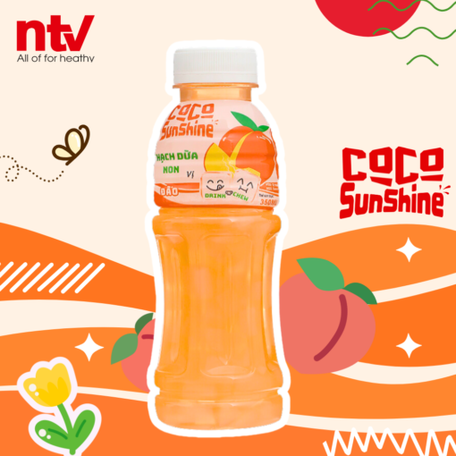 Thạch Dừa Non Coco SunShine vị Đào