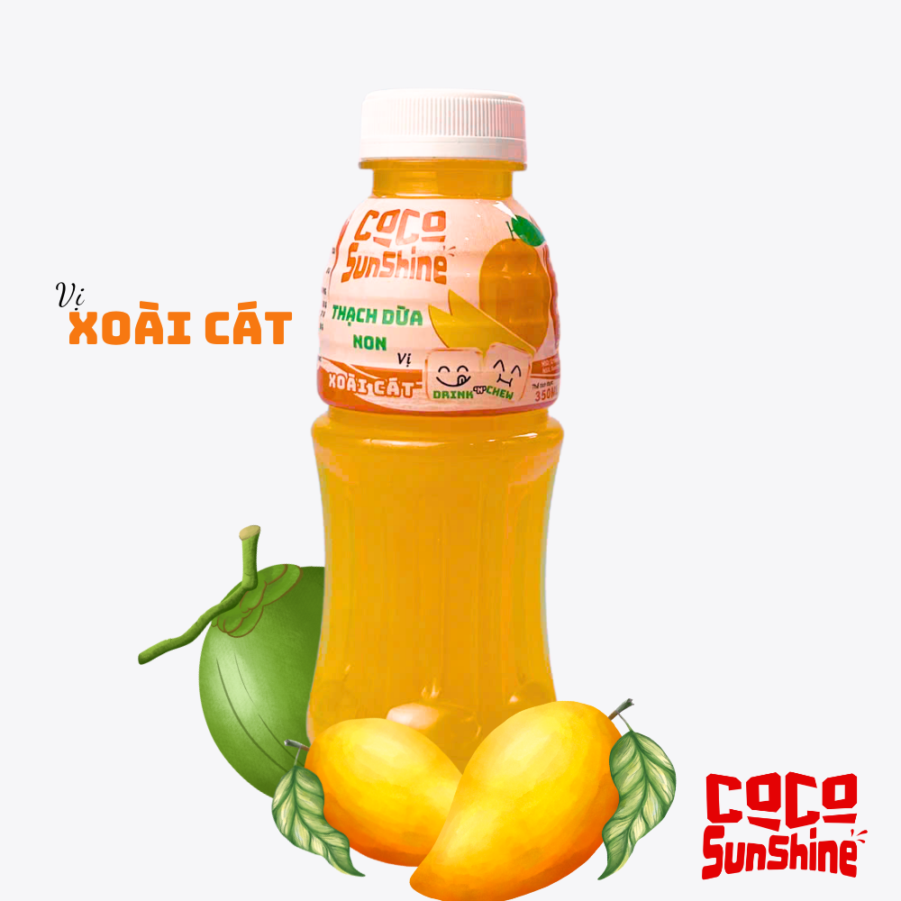 Thạch Dừa Non Coco SunShine vị Xoài Cát