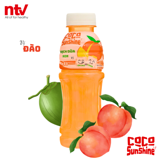 Thạch Dừa Non Coco SunShine vị Đào - Ảnh 2