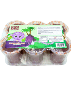 Thạch Dừa Non Ly CocoSunshine Vị Dâu Tằm