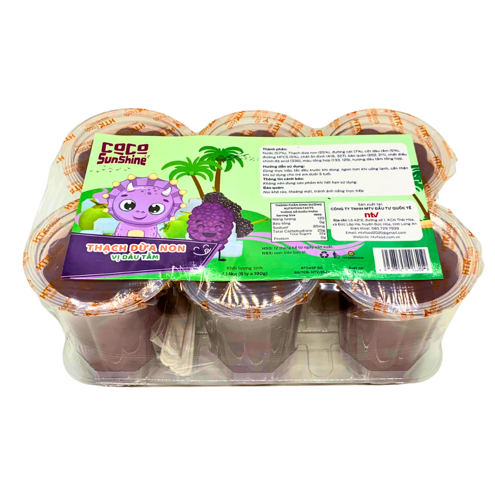 THẠCH DỪA NON VỊ DÂU TẰM