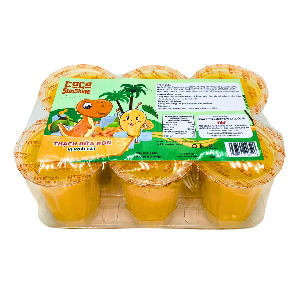 THẠCH DỪA NON VỊ XOÀI CÁT